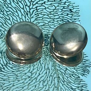 Vintage ‘Alice’ clip on silver earrings